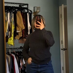 Vintage Cashmere Silk Turtle Neck